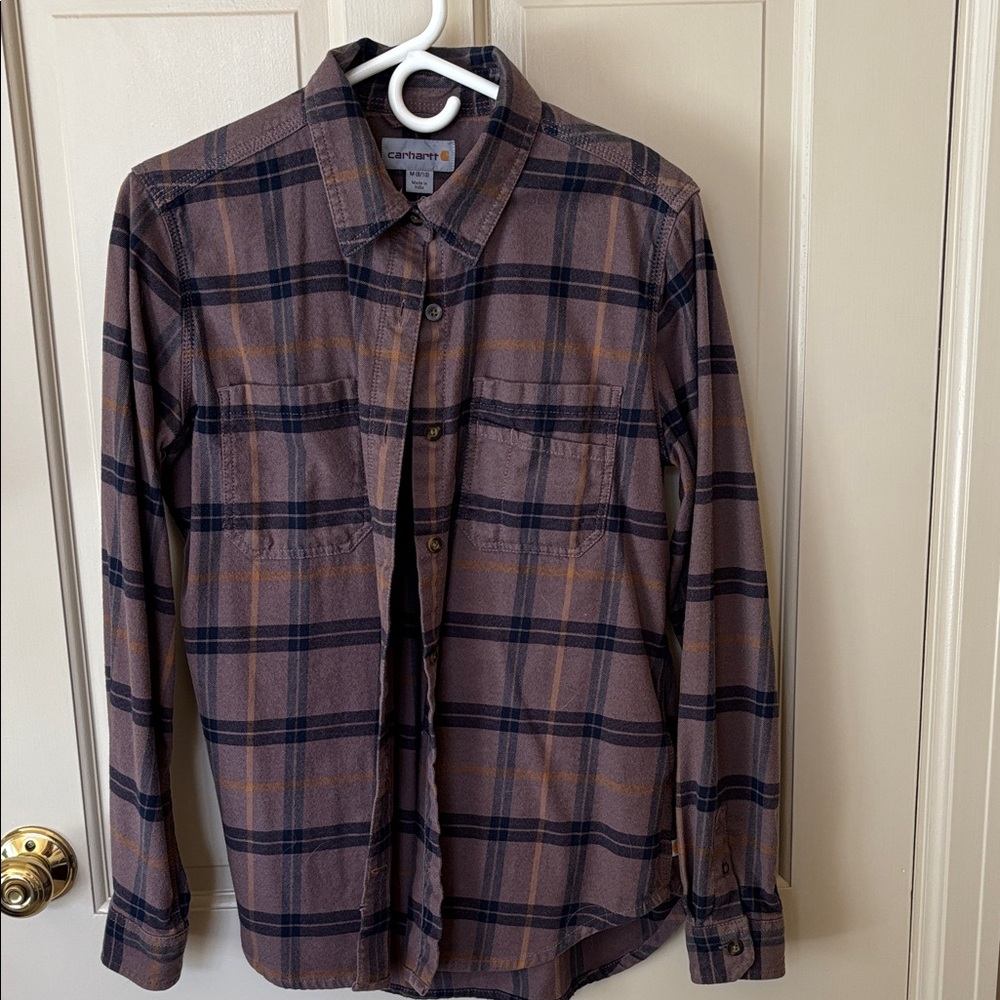 Carhartt Brown Plaid Shirt
